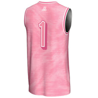 Arizona Wildcats Basketball Jersey, Pink Fashion Lightweight Sportswear Jersey Shirt, Sleeveless Athletic Tank Jersey, Casual Gift for Men