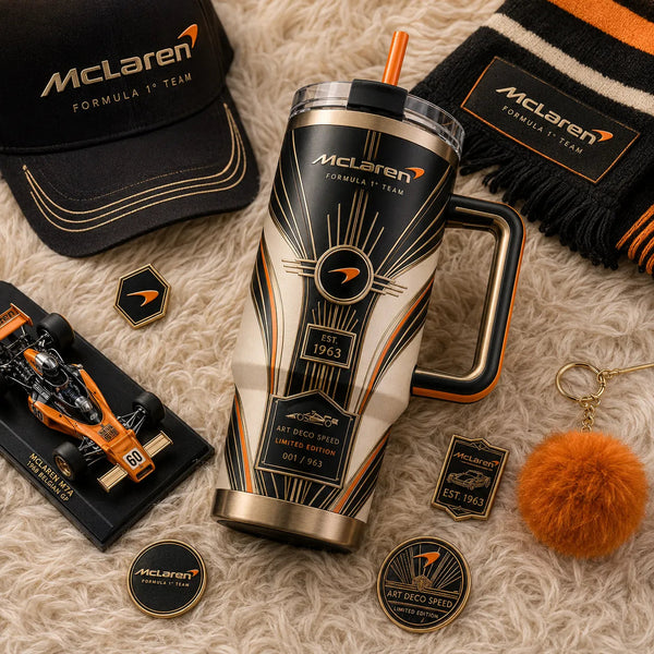 MC Art Deco Speed - Ivory, Onyx and Gold Tumbler - main