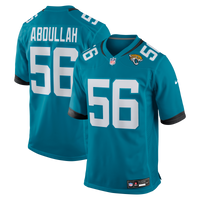 Yasir Abdullah Jacksonville Jaguars Football Jersey, Teal Sportswear Jersey Shirt, Lightweight Breathable Athletic Jersey, Casual Gift for Men