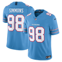 Jeffery Simmons Tennessee Titans Football Jersey, Blue Sportswear Jersey Shirt, Lightweight Breathable Athletic Jersey, Casual Gift for Men
