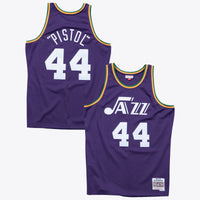 New Orleans Jazz Pete Maravich 1974 Swingman Road Basketball Jersey, Sportswear Jersey Shirt, Sleeveless Athletic Jersey, Casual Gift for Men