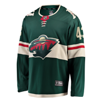 Quinn Hughes Minnesota Wild Hockey Jersey, Green Breakaway Home Sportswear Jersey Shirt, Long Sleeve Hockey Sweater Jersey, Casual Gift for Men