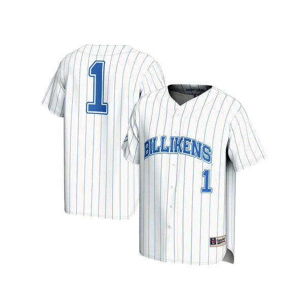 #1 Saint Louis Billikens Lightweight Baseball Fashion Jersey - White