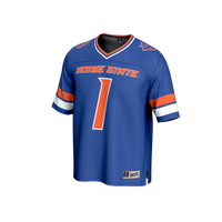 Boise State Broncos Collegiate Football Jersey, Royal Sportswear Jersey Shirt, Lightweight Breathable Athletic Jersey, Casual Gift for Men