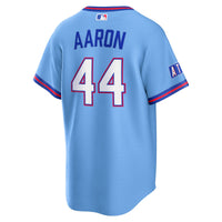 Hank Aaron Atlanta Braves Baseball Jersey, Blue Sportswear Jersey Shirt, Lightweight Breathable Athletic Jersey, Casual Gift for Men
