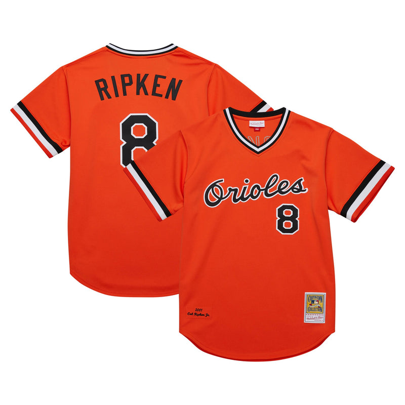 Cal Ripken Jr. Baltimore Orioles Baseball Jersey, Orange Sportswear Jersey Shirt, Lightweight Breathable Athletic Jersey, Casual Gift for Men
