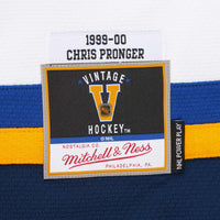 Chris Pronger St. Louis Blues Hockey Jersey, White Sportswear Jersey Shirt, Long Sleeve Hockey Sweater Jersey, Casual Gift for Men