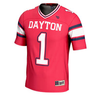 Dayton Flyers Football Jersey, Red Sportswear Jersey Shirt, Lightweight Breathable Athletic Jersey, Casual Gift for Men, Style 200683255