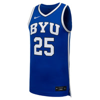 BYU Cougars Basketball Jersey, Royal Replica Sportswear Jersey Shirt, Sleeveless Athletic Tank Jersey, Casual Gift for Men