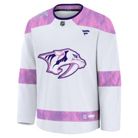 Nashville Predators Hockey Jersey, White Sportswear Jersey Shirt, Long Sleeve Hockey Sweater Jersey, Casual Gift for Men, Style 203564950