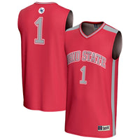 Ohio State Buckeyes Basketball Jersey, Scarlet Fashion Lightweight Sportswear Jersey Shirt, Sleeveless Athletic Tank Jersey, Casual Gift for Men