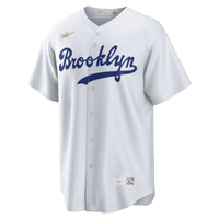 Brooklyn Dodgers Jackie Robinson White Cooperstown Baseball Jersey, Sportswear Jersey Shirt, Lightweight Athletic Jersey, Casual Gift for Men
