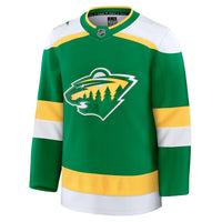 Minnesota Wild Hockey Jersey, Green Premium Sportswear Jersey Shirt, Long Sleeve Hockey Sweater Jersey, Casual Gift for Men, Style 202015699