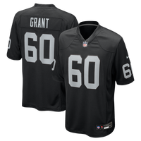 Charles Grant Las Vegas Raiders Football Jersey, Black Game Sportswear Jersey Shirt, Lightweight Breathable Athletic Jersey, Casual Gift for Men