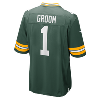 Number Groom Green Bay Packers Football Jersey, Game Sportswear Jersey Shirt, Lightweight Breathable Athletic Jersey, Casual Gift for Men