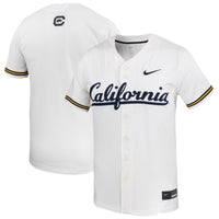 Cal Bears Baseball Jersey, White Replica Sportswear Jersey Shirt, Lightweight Breathable Athletic Jersey, Casual Gift for Men