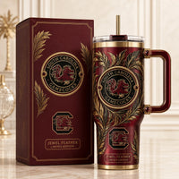 SC Crest in Gilded Foliage - A Study in Ornament and Stillness