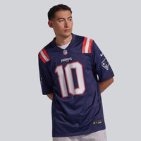 Drake Maye New England Patriots Football Jersey, Navy Game Sportswear Jersey Shirt, Lightweight Breathable Athletic Jersey, Casual Gift for Men