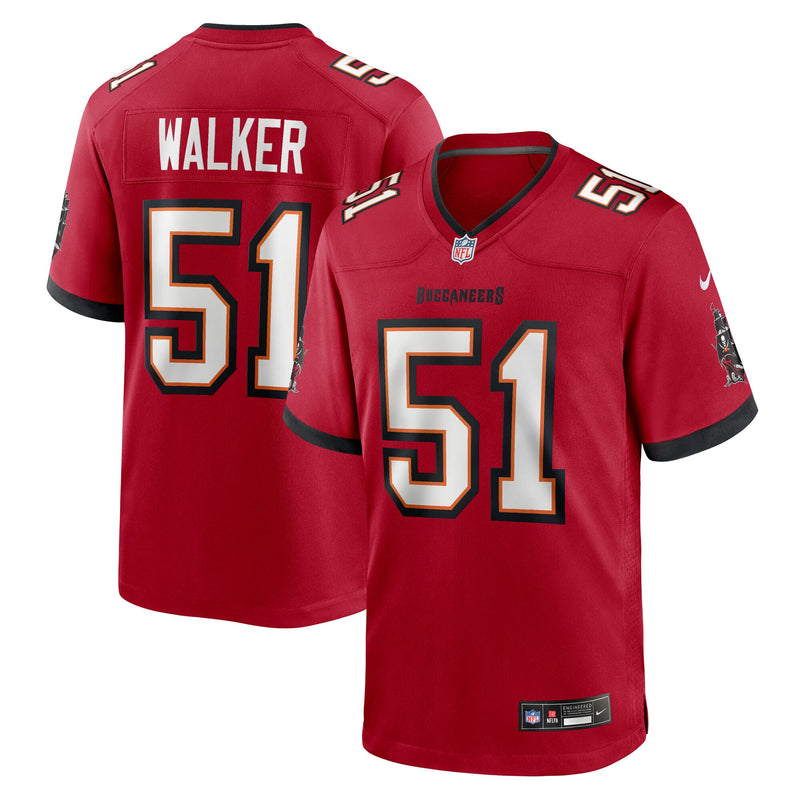 David Walker Tampa Bay Buccaneers Football Jersey, Red Game Sportswear Jersey Shirt, Lightweight Breathable Athletic Jersey, Casual Gift for Men
