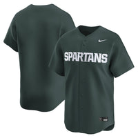 Michigan State Spartans Baseball Jersey, Green Limited Sportswear Jersey Shirt, Lightweight Breathable Athletic Jersey, Casual Gift for Men