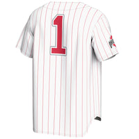 Ohio State Buckeyes Lightweight Baseball Jersey, White Sportswear Jersey Shirt, Lightweight Breathable Athletic Jersey, Casual Gift for Men