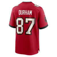 Payne Durham Tampa Bay Buccaneers Football Jersey, Red Game Sportswear Jersey Shirt, Lightweight Breathable Athletic Jersey, Casual Gift for Men