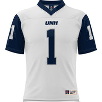 New Hampshire Wildcats Football Jersey, White Sportswear Jersey Shirt, Lightweight Breathable Athletic Jersey, Casual Gift for Men