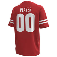 Wisconsin Badgers Football Jersey, Red Sportswear Jersey Shirt, Lightweight Breathable Athletic Jersey, Casual Gift for Men, Style 202155511