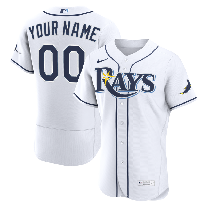 Tampa Bay Rays Baseball Jersey, White Sportswear Jersey Shirt, Lightweight Breathable Athletic Jersey, Casual Gift for Men, Style 2001916860