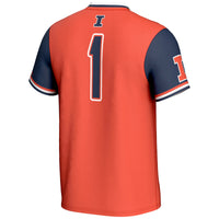 Illinois Fighting Illini Softball Jersey, Sportswear Jersey Shirt, Lightweight Breathable Athletic Jersey, Casual Gift for Men, Style 200146408