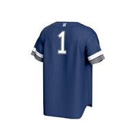 Nevada Wolf Pack Baseball Jersey, Navy Sportswear Jersey Shirt, Lightweight Breathable Athletic Jersey, Casual Gift for Men, Style 202497518