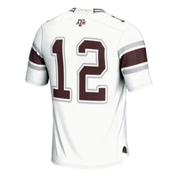 Texas A&M Aggies Football Jersey, White Fashion Lightweight Sportswear Jersey Shirt, Lightweight Breathable Athletic Jersey, Casual Gift for Men