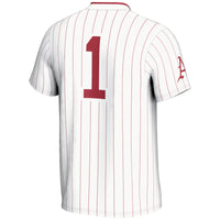 Arkansas Razorbacks Softball Jersey, White Lightweight Sportswear Jersey Shirt, Lightweight Breathable Athletic Jersey, Casual Gift for Men
