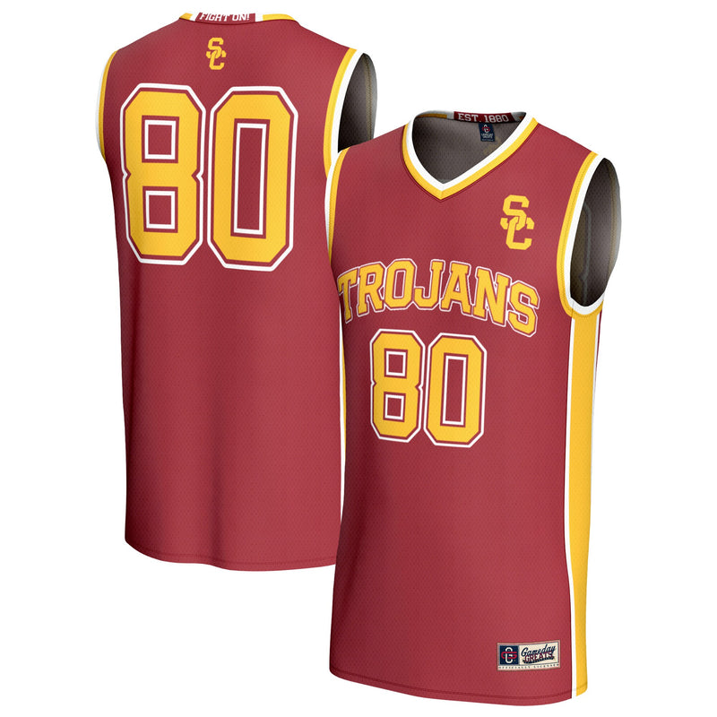 USC Trojans Basketball Jersey, Cardinal Fashion Sportswear Jersey Shirt, Sleeveless Athletic Tank Jersey, Casual Gift for Men, Style 203279911