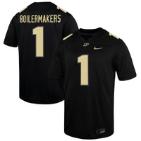 Purdue Boilermakers Football Jersey, Black Sportswear Jersey Shirt, Lightweight Breathable Athletic Jersey, Casual Gift for Men, Style 201905510