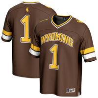Wyoming Cowboys Football Jersey, Brown Fashion Sportswear Jersey Shirt, Lightweight Breathable Athletic Jersey, Casual Gift for Men