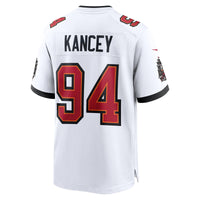 Calijah Kancey Tampa Bay Buccaneers Football Jersey, White Sportswear Jersey Shirt, Lightweight Breathable Athletic Jersey, Casual Gift for Men
