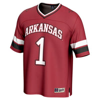 Arkansas Razorbacks Football Jersey, Cardinal Fashion Sportswear Jersey Shirt, Lightweight Breathable Athletic Jersey, Casual Gift for Men
