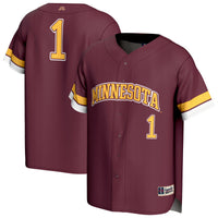 Minnesota Golden Gophers Lightweight Baseball Jersey, Sportswear Jersey Shirt, Lightweight Breathable Athletic Jersey, Casual Gift for Men