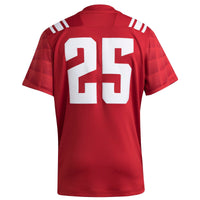 NC State Wolfpack Football Jersey, Red Sportswear Jersey Shirt, Lightweight Breathable Athletic Jersey, Casual Gift for Men, Style 202538863