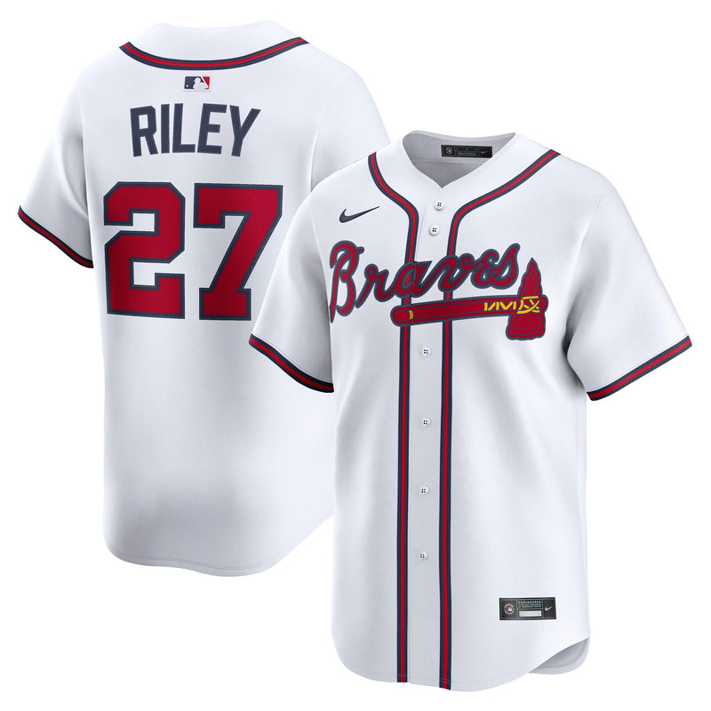 Austin Riley Atlanta Braves Baseball Jersey, White Limited Sportswear Jersey Shirt, Lightweight Breathable Athletic Jersey, Casual Gift for Men