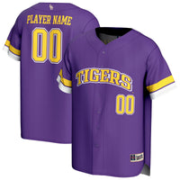 LSU Tigers Baseball Jersey, Purple Sportswear Jersey Shirt, Lightweight Breathable Athletic Jersey, Casual Gift for Men, Style 202461703