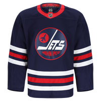 Winnipeg Jets Hockey Jersey, Navy Authentic Alternate Sportswear Jersey Shirt, Long Sleeve Hockey Sweater Jersey, Casual Gift for Men