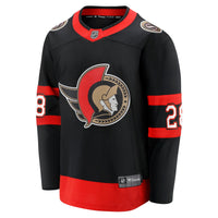 Claude Giroux Ottawa Senators Hockey Jersey, Black Breakaway Sportswear Jersey Shirt, Long Sleeve Hockey Sweater Jersey, Casual Gift for Men