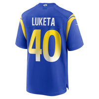 Jesse Luketa Los Angeles Rams Football Jersey, Royal Game Sportswear Jersey Shirt, Lightweight Breathable Athletic Jersey, Casual Gift for Men