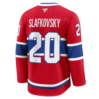 Juraj Slafkovsky Montreal Canadiens Hockey Jersey, Red Premium Sportswear Jersey Shirt, Long Sleeve Hockey Sweater Jersey, Casual Gift for Men
