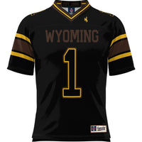 Wyoming Cowboys Football Jersey, Black Sportswear Jersey Shirt, Lightweight Breathable Athletic Jersey, Casual Gift for Men