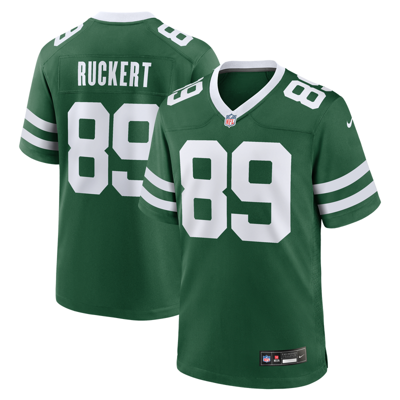 Jeremy Ruckert New York Jets Football Jersey, Green Game Sportswear Jersey Shirt, Lightweight Breathable Athletic Jersey, Casual Gift for Men