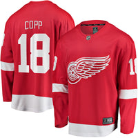 Andrew Copp Detroit Red Wings Hockey Jersey, Breakaway Home Sportswear Jersey Shirt, Long Sleeve Hockey Sweater Jersey, Casual Gift for Men