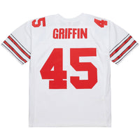 Ohio State Buckeyes Football Jersey, White Sportswear Jersey Shirt, Lightweight Breathable Athletic Jersey, Casual Gift for Men